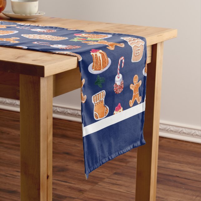 Christmas Desserts Short Table Runner (In Situ)