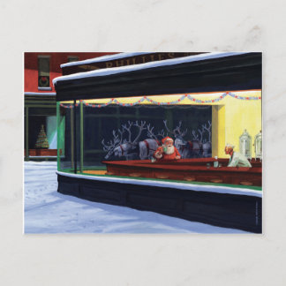 Christmas Diner Postcard