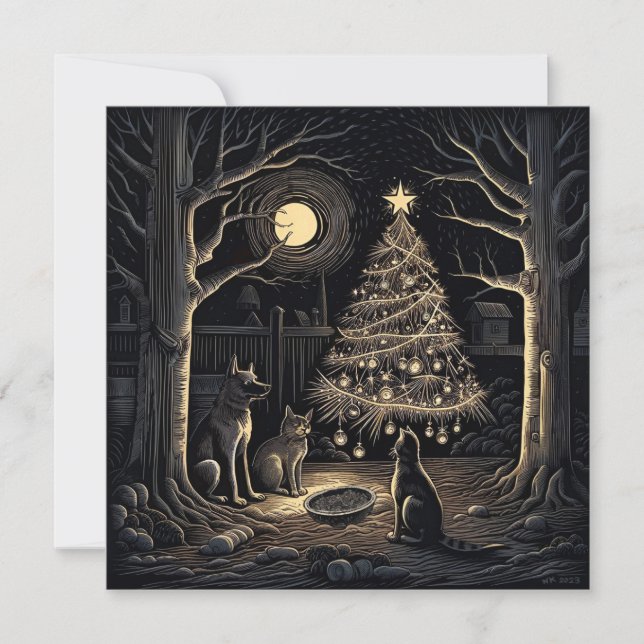 Christmas Dinner Holiday Card (Front)