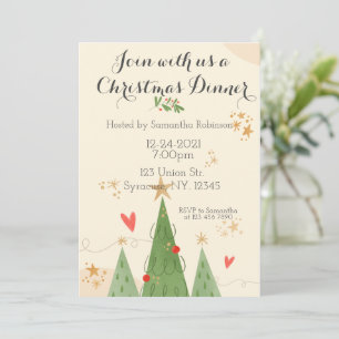 Christmas Dinner Invitation