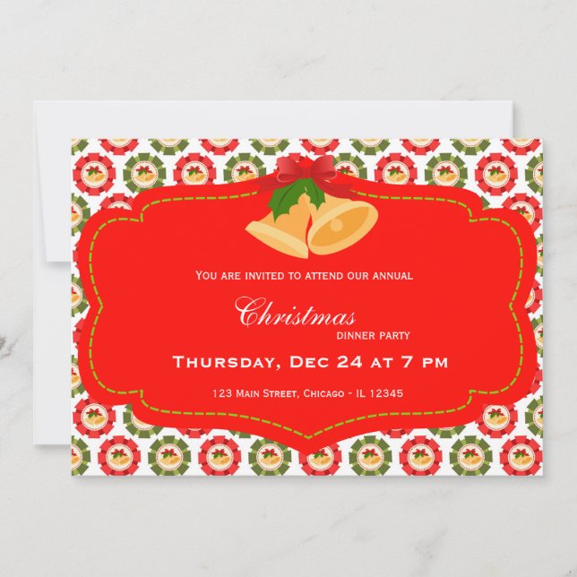 Christmas dinner invitation (Front)