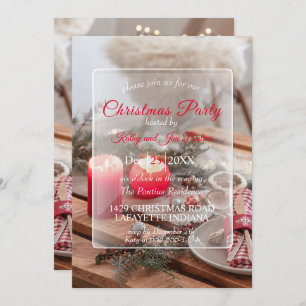 Christmas dinner/party invitation