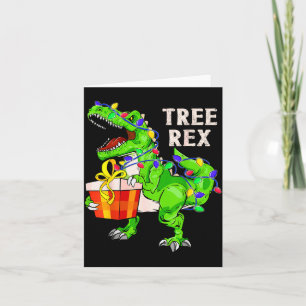 Christmas Dinosaur Shirt Tree Rex Pajamas Xmas Men Card