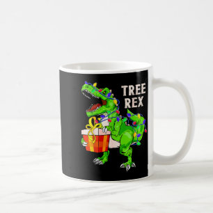 Christmas Dinosaur Shirt Tree Rex Pajamas Xmas Men Coffee Mug