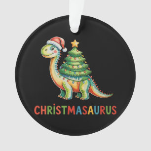 Christmas Dinosaur T Rex Dino Xmas Tree Lights Ornament