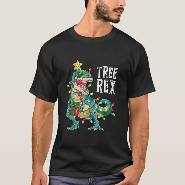 Christmas Dinosaur T-Shirt (Front)