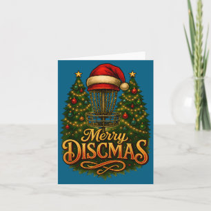 Christmas Disc Golf Merry Discmas  Card