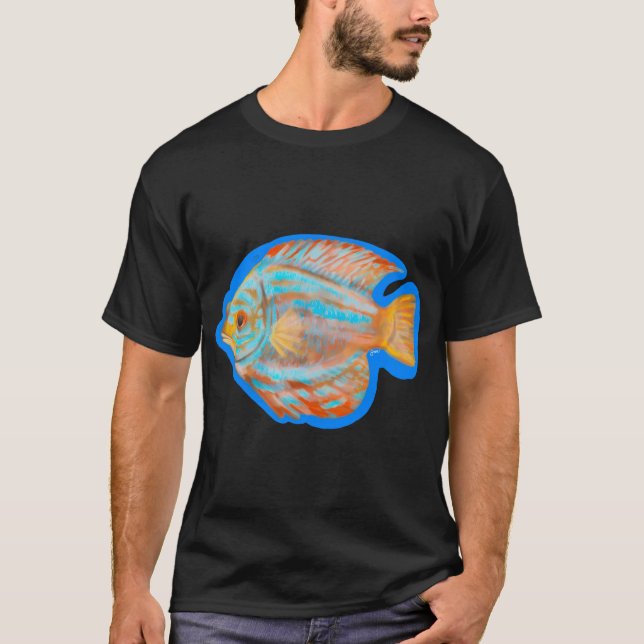 Christmas Discus Fish T-Shirt (Front)