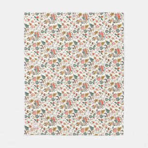 Christmas Ditsy Doodles  Fleece Blanket