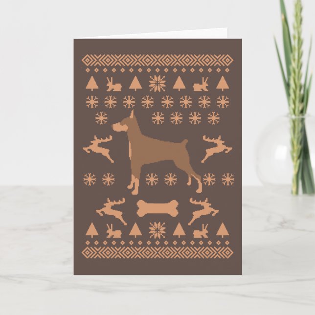 Christmas Dobe Holiday Card (Front)
