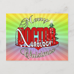 CHRISTMAS DOCTOR UROLOGY UROLOGIST HOLIDAY POSTCARD