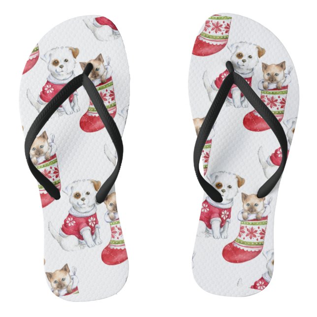 Christmas Dog & Cat Stockings       Flip Flops (Footbed)