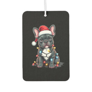 Christmas Dog French Bulldog Xmas Frenchie 3 Air Freshener
