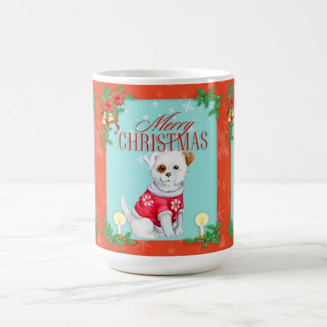Christmas Dog Magic Mug (Center)