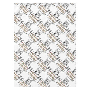 Christmas Dog: Merry Christmas! Tablecloth