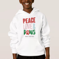 Christmas Dog Puns Santa Dogs Peace Love and Paws
