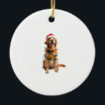 Christmas Dog Shirt, Christmas Golden retriever Pa Ceramic Ornament<br><div class="desc">Christmas Dog Shirt,  Christmas Golden retriever Pajama 2</div>