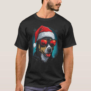 Christmas Dog Sunglasses Canaan Dog T-Shirt