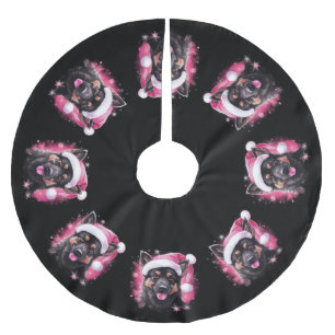 Christmas Dog Tree Skirt