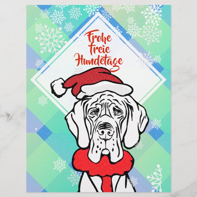 Christmas Dog Wandering Flyer (Front)