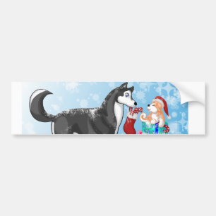 Christmas Doggies! Bumper Sticker