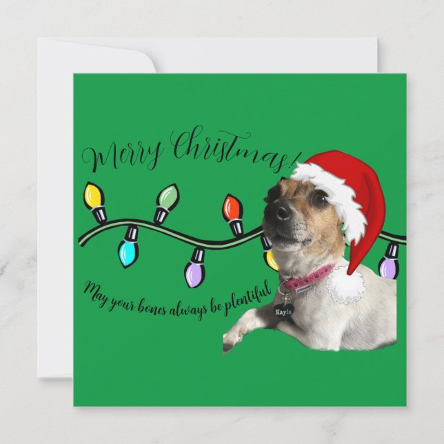 Christmas doggo card (Front)