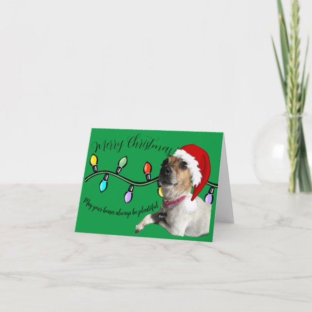 Christmas doggo card (Front)