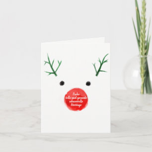 Christmas Dognose Minimal Cards