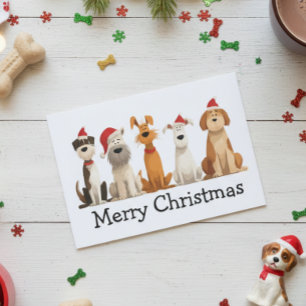 Christmas Dogs Card