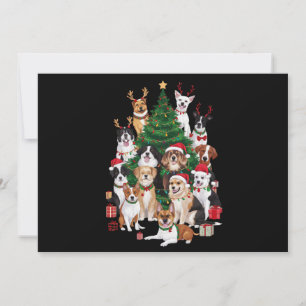 Christmas Dogs Dog Lover Holiday Dog Mom  Card
