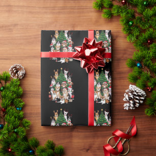 Christmas Dogs Dog Lover Holiday Dog Mom  Wrapping Paper