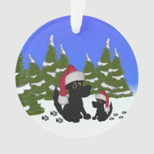 Christmas Dogs Ornament