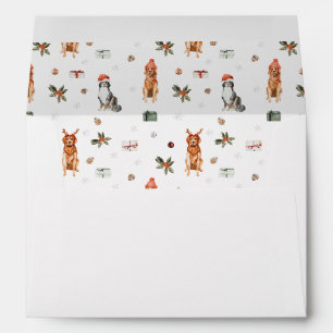 Christmas Dogs & Presents 3 Envelope
