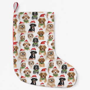 Christmas Dogs Small Christmas Stocking