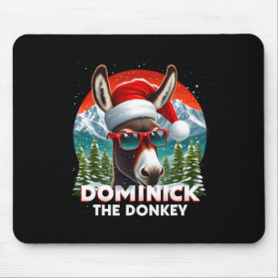 Christmas Dominick The Donkey Christmas Xmas Donke Mouse Pad