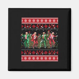 Christmas Donald Trump President 2024 Dancing Funn Magnet