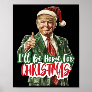 Christmas Donald Trump President 2024 Dancing Funn Poster