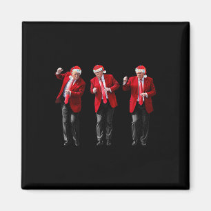 Christmas Donald Trump President 2024 Dancing Magnet