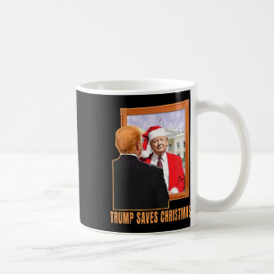Christmas Donald Trump President 2024 Trump Saves Coffee Mug