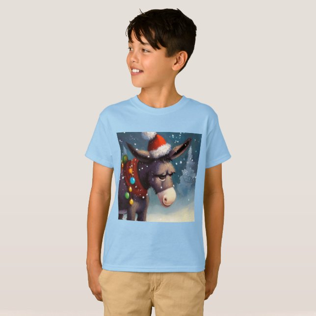 Christmas Donkey 2 T-Shirt (Front Full)