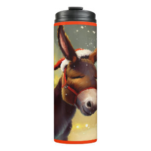 Christmas Donkey 4 Thermal Tumbler