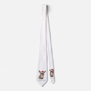 Christmas Donkey, customizable Tie