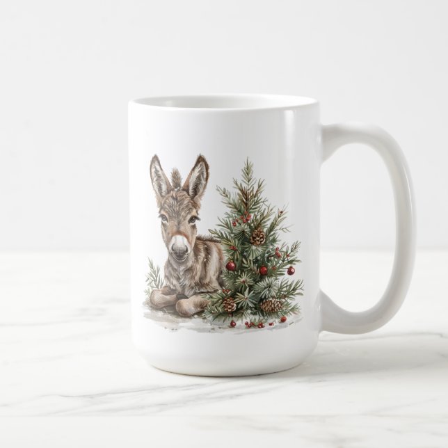 Christmas Donkey Mug (Right)