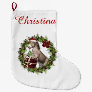 Christmas Donkey Santa Personalized Stocking