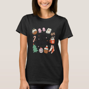 Christmas Doodles Tis' The Season Retro Holiday Co T-Shirt