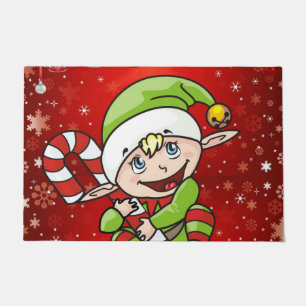Christmas Door Mat, Elf Doormat