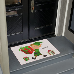 Christmas Door Mat, Elf Doormat