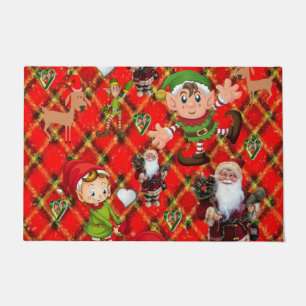 Christmas Door Mat, Elf Doormat