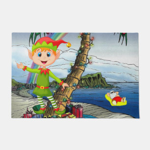 Christmas Door Mat, Elf Doormat
