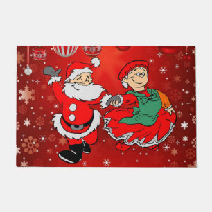 Christmas Door Mat, Santa Doormat